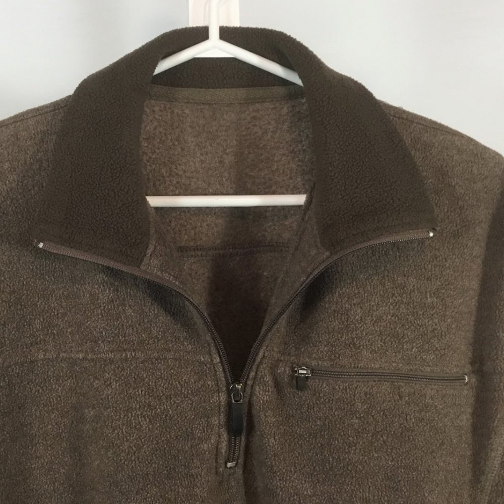 Fleece Zip Front Sweater